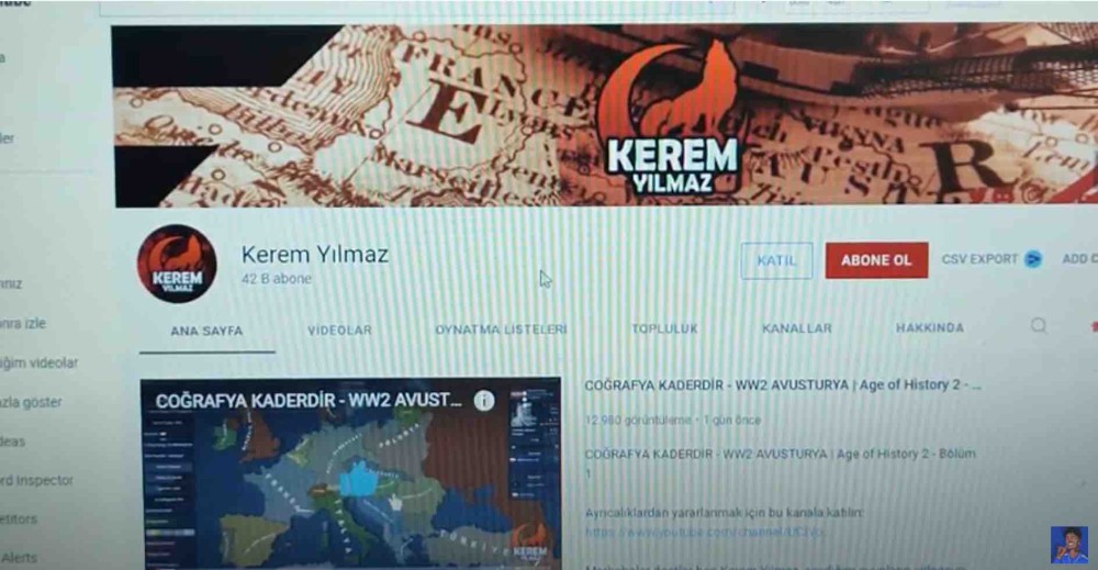 kerem yilmaz youtube kanali ne kadar kazaniyor